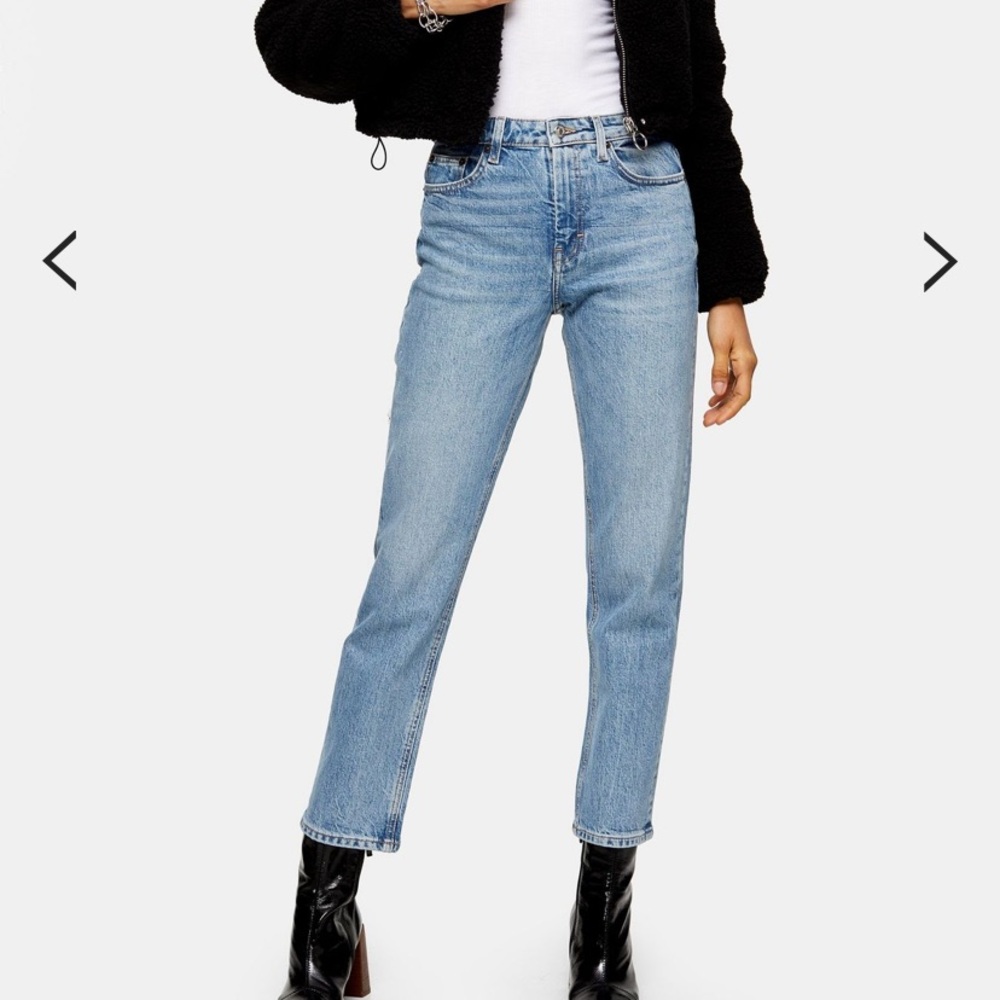 Topshop Moto Light Wash Jeans